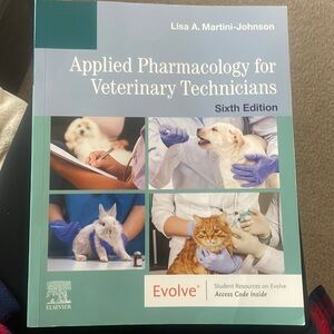 Applied pharmacology for veterinary technicians textbook